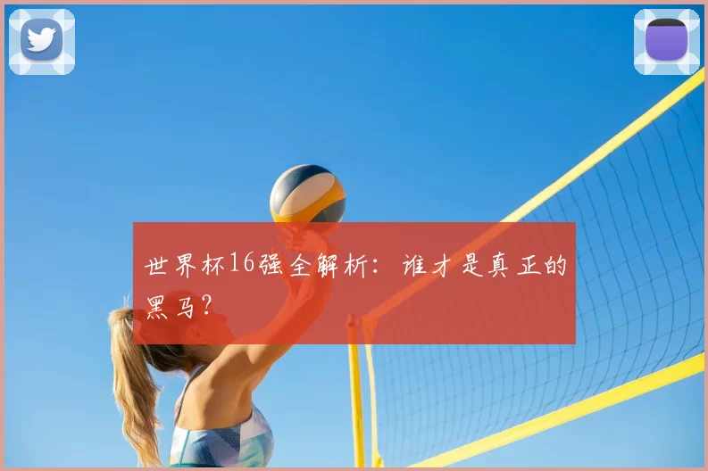 世界杯16强全解析：谁才是真正的黑马？