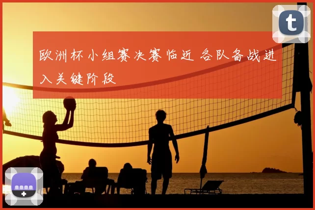 欧洲杯小组赛决赛临近 各队备战进入关键阶段
