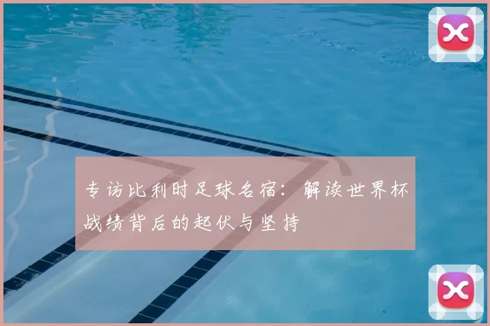 专访比利时足球名宿:解读世界杯战绩背后的起伏与坚持